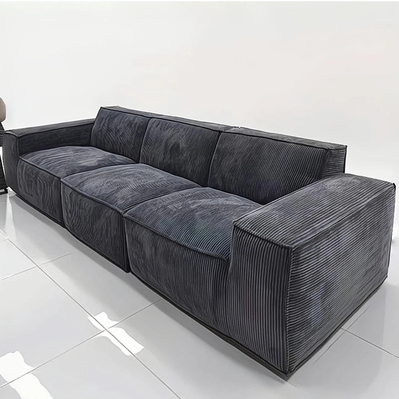 Vacuum compression sofa tofu block combination modern simple living room small apartment retro cross-border fabric furniture