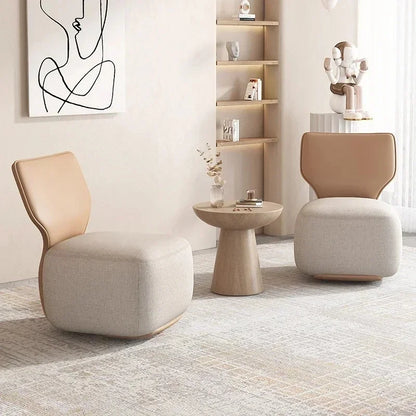 Nordic Style Single Living Room Chair - Luxury Relaxation Furniture for Home - Comfortable Office Chair with Support