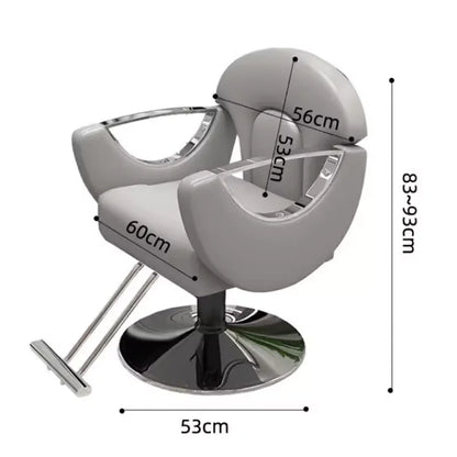 Elegant Beauty Barber Chairs Premium Nordic Style Minimalist Salon Chairs Aesthetic Italian Silla Para Lashista Salon Furniture