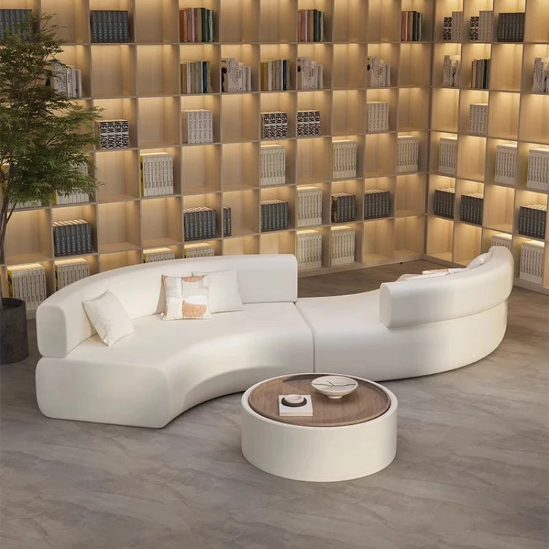 Nordic Cloud Living Room Sofas Minimalist Modern Luxury Outdoor Sofas Designer Relaxing Balcony Wood Divano Library Furniture