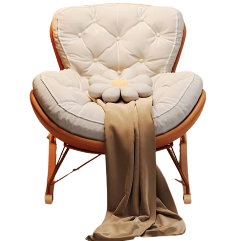 Luxury Modern Nonslip Chair Home Salon Nordic Rocking Living Room Chairs Recliner Bedroom Reading Fotele Do Salonu Decorative
