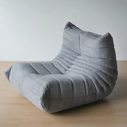 Single Seat Foam Armless Couch Chair Lazy Floor Sofa Fireside Bean Bag Chair Sofa Lounger for Living Room Bedroom Fireside Chair