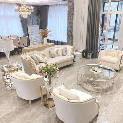 Comfortable Living Room Sofas Lazy Minimalist Leisure Lounge Sofas Italian Synthetic Leather Furniture El Sofá MHSF