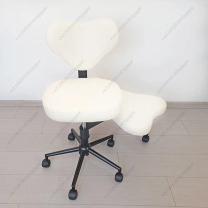 Cross Leg Chair - Meditation Chair with Wheels, ADHD Chair, Height Adjustable Seat, Adjustable Footstool