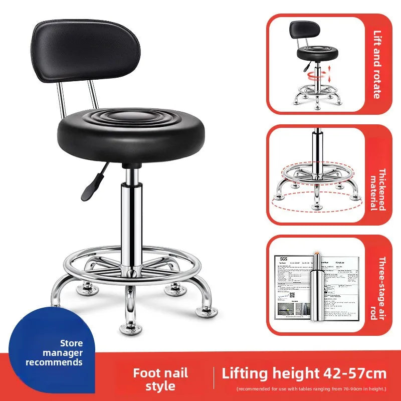 Bar chair swivel chair lift bar chair swivel bar stool haircut chair high stool round stool beauty stool