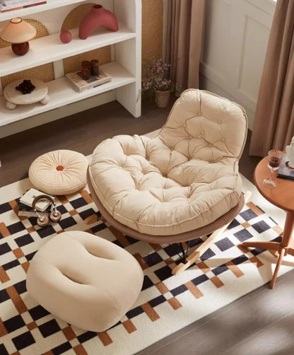 Thickened Penguin Rocking Chair Balcony Sofa Home Bedroom Leisure Chair Wide