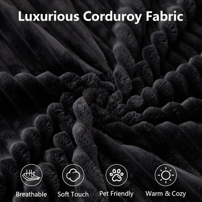 "107 inch sectional sofas for living spaces: plush l-shaped cloud-like couch with chaise, stylish cozy corduroy design"