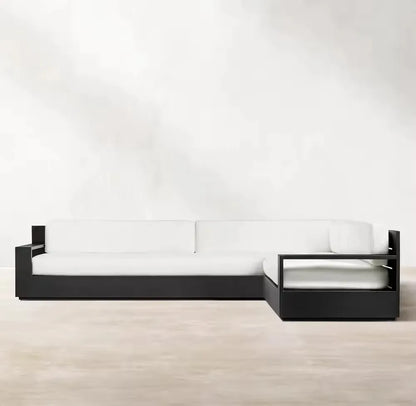 Outdoor Garden Sofa Hotel Aluminum Alloy Sofa Set Outdoor Courtyard Sunscreen Waterproof Furniture