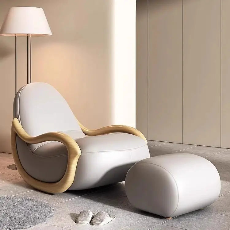 -+-White Comfort Living Room Chairs Large Nordic Ergonomic Modern Living Room Chairs Arm Designer Fauteuils De Salon Furniture H