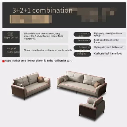 Designer Luxury Living Room Sofa Set Minimalist Beige Sectional Modern Nordic Sofas Puffs Double Canape Salon Home Furniture