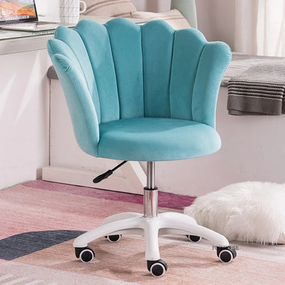Nordic simple Bedroom Computer Chairs Home Backrest Chair Bedroom Swivel Chairs Dormitory Comfortable Sedentary Gaming Chair Z