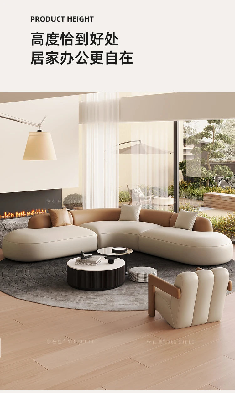 Hotel Curved Sofa Designer Leisure High Quality Hallway Aesthetics Modern Balcony Sofas Leisure Gaming Muebles Home Furniture