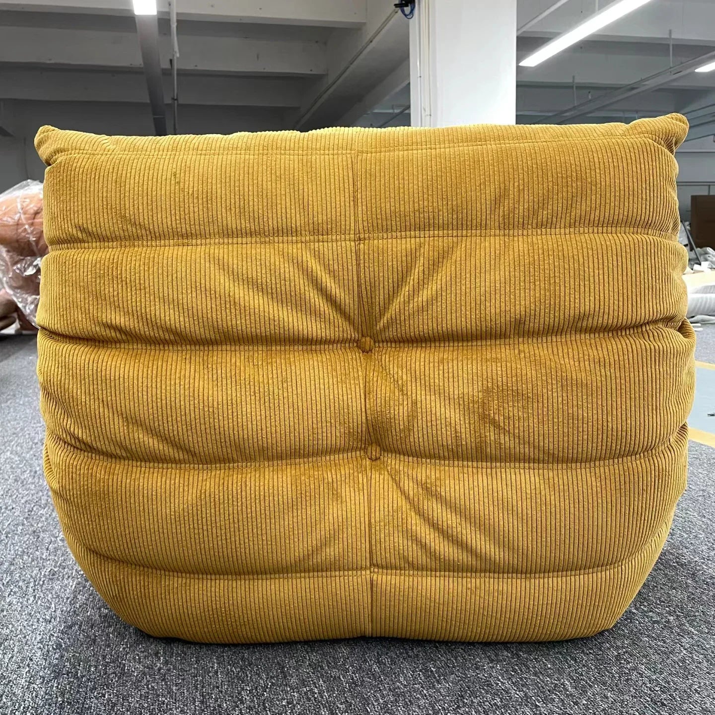 Bean Bag Chair for Adults Corduroy Single Fireside Floor Chair Comfortable Corner Lounge Sofa for Living Room Bedroom Office