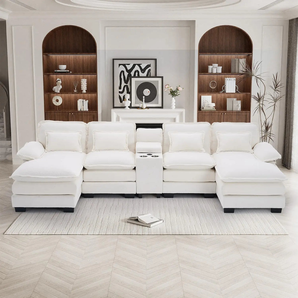 U Shaped Sectional Sofa 133