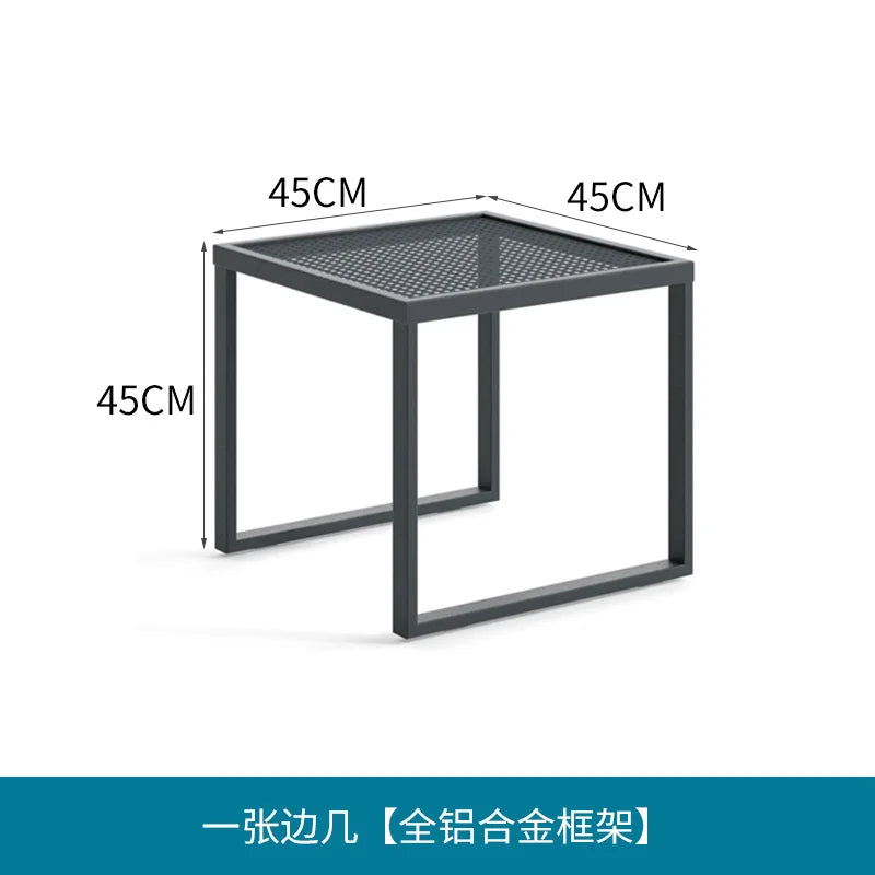 Outdoor Sofa Courtyard Garden Terrace Waterproof Sunscreen Hotel Outdoor Leisure Furniture Combination