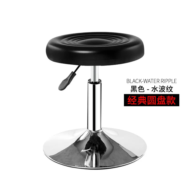 Bar Chair Bar Chair Stool Stool Haircut Chair Rotating Lifting Round Stool Backrest Pulley Chair Large Work Stool Supply