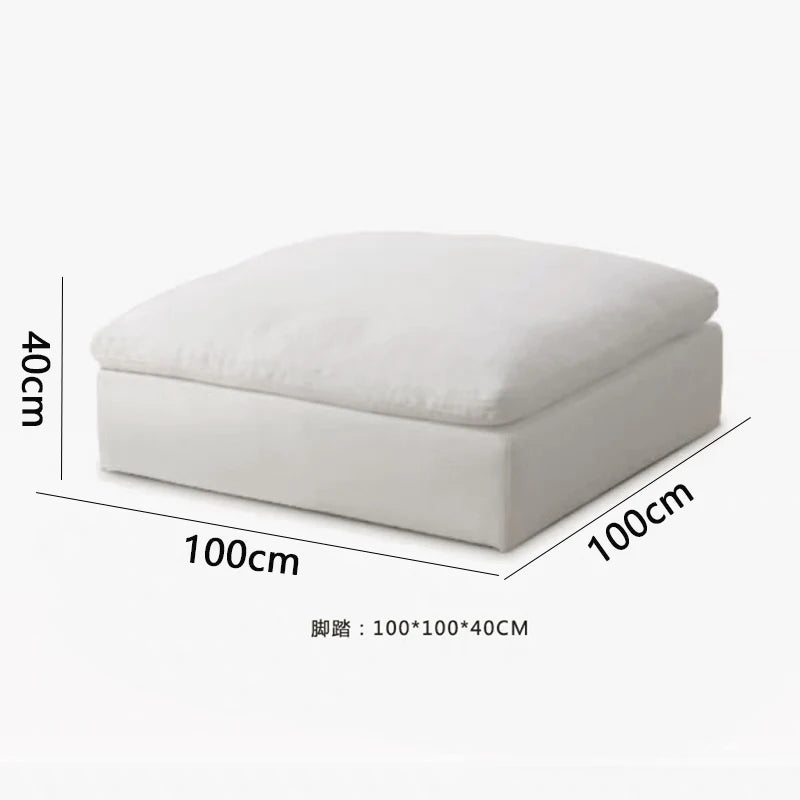Vacuum compression cloud sofa lazy chenille fabric small apartment living room free combination module sofa furniture