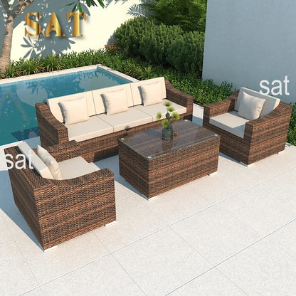 # Rattan Outdoor Wicker Patio Garden Sofa Fancy Sofa and Table Sets