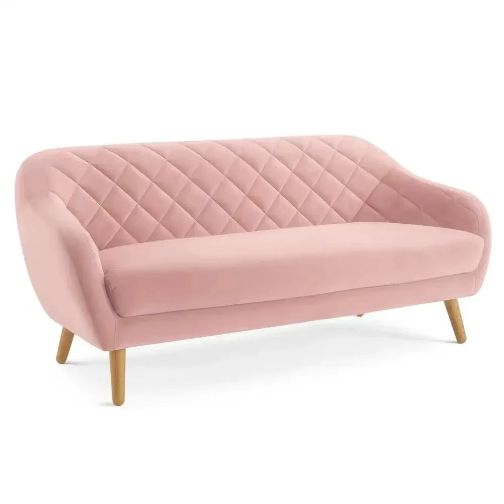 Sofa living room small apartment Nordic simple modern Internet celebrity bedroom clothing store double simple lazy sofa
