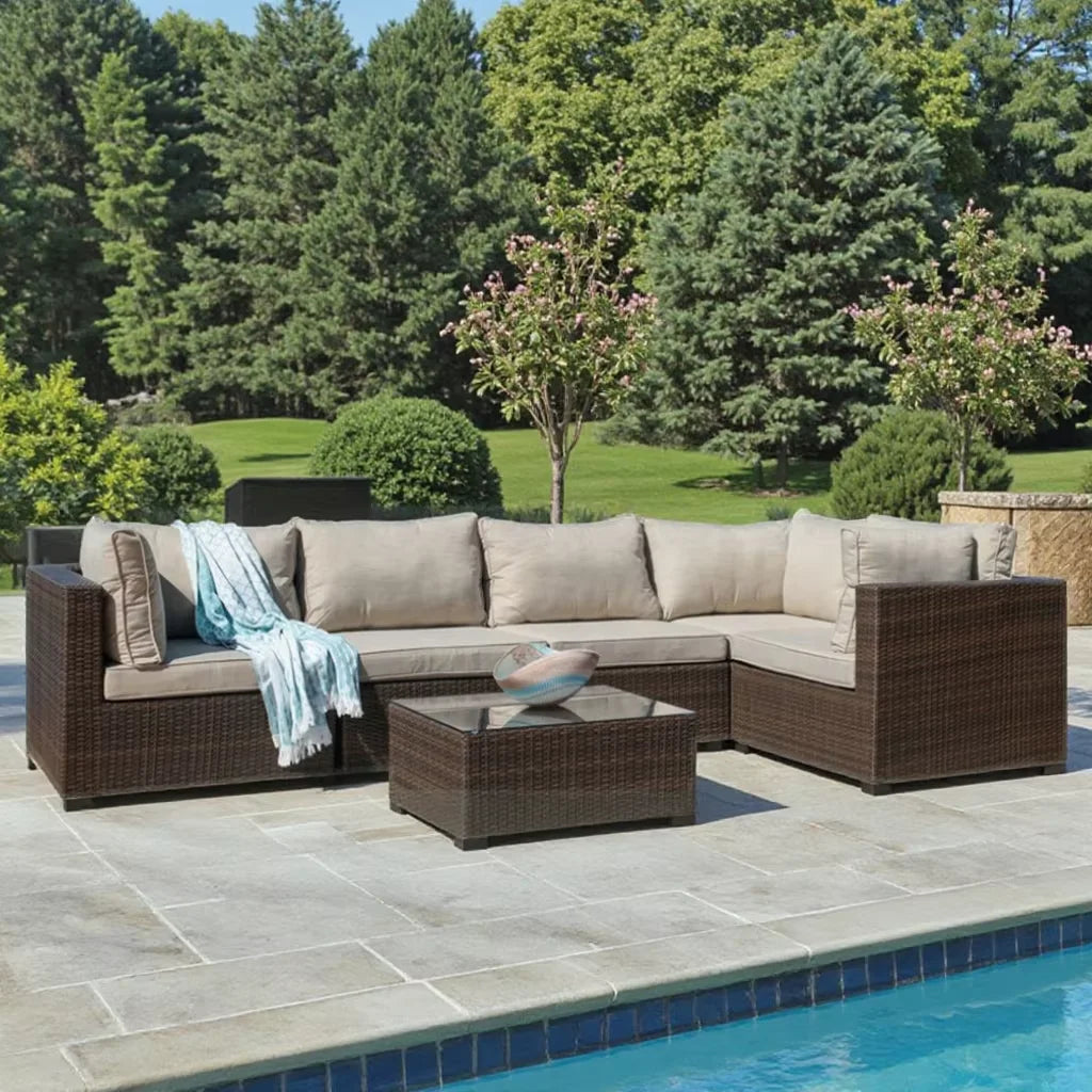 Garden Sets Outdoor Furniture Lounge Corner Outdoor Furniture Outside Garden Furniture Aluminium Pool Sofa