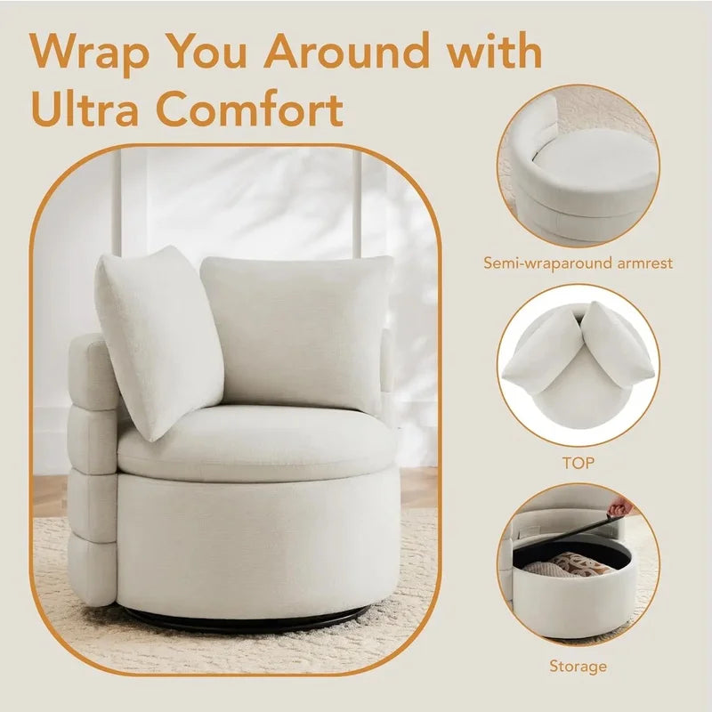 Modern Upholstered Accent Chair in Performance Fabric for Bedroom, Nursery, Reading Room, Waiting Area, Living Room