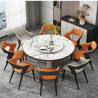 Simple Dining Chair Household Leather Backrest Wrought Iron Armrest Casual Restaurant Chair Hotel Seat Living Room Furniture