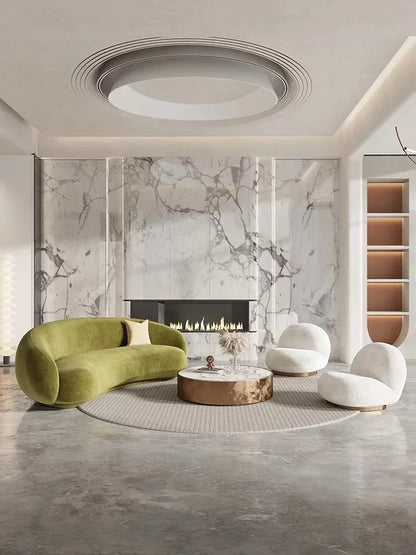 Luxury Living Room Sofas Minimalist Curved Nordic Luxury Lazy Sofa Aesthetic Double Sillas Para Sala De Estar Home Furniture