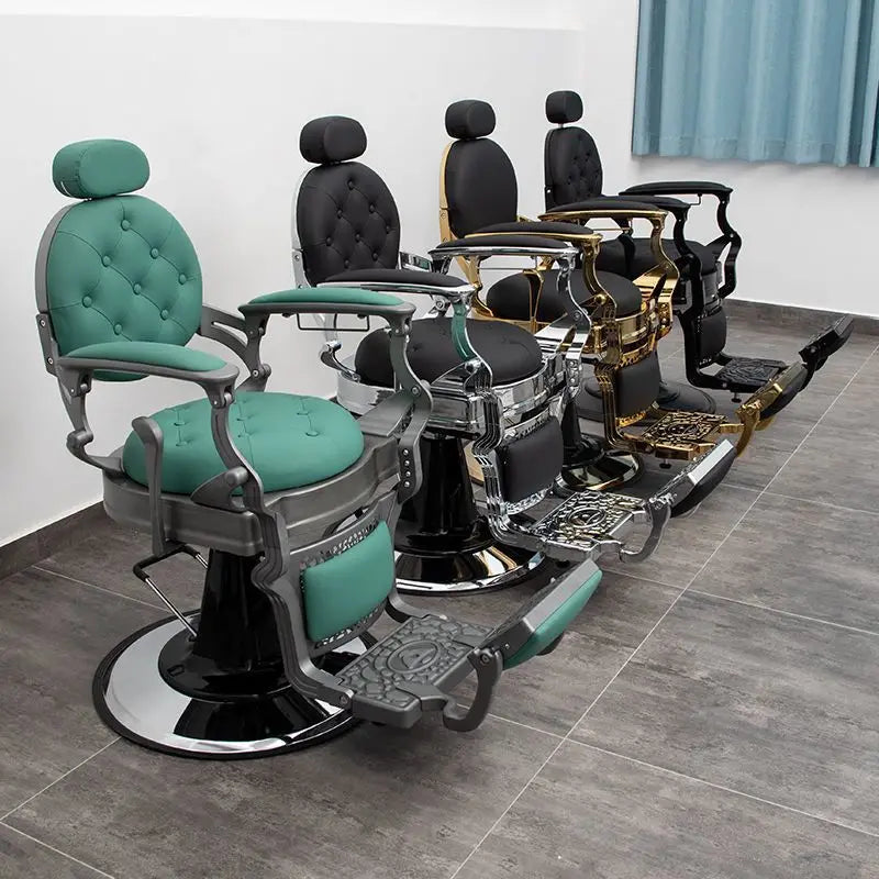 Barber shop chair perm dyeing put down chair oil head men shave beard repair face chair net red hair salon special hair cut seat