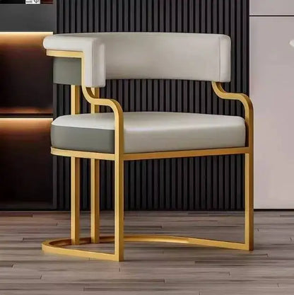 Luxury Dining Chairs Hotel Sales Office Receives Mahjong Sofa Chairs To Discuss Makeup Chairs in Nail Shops Velvet Bar Stool Hig