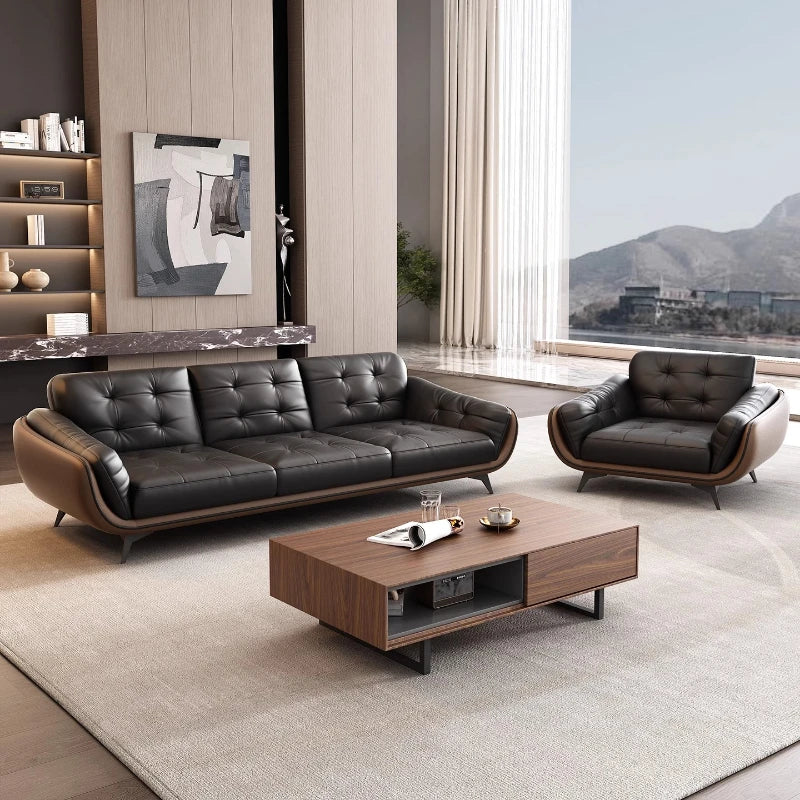 Loveseat Sofa Set Office Chair Compressed Cloud Couch Leather Sectional Sofa Bed Folding Recliner Bankstel Office Furniture