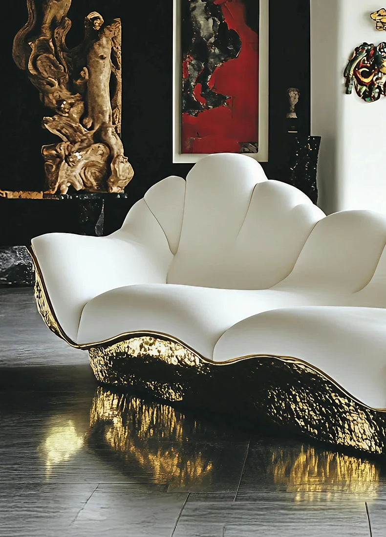 Modern Art Sofa Mansion Light Luxury Aesthetic Furniture High Luxury International Hall A9