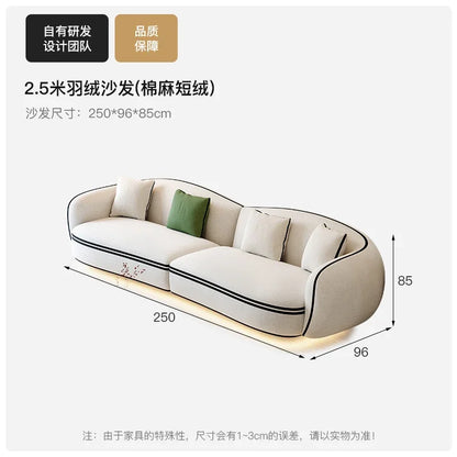 Y White Cloud Living Room Sofas Nordic Air Single Modern Outdoor Sofa Replica Bedroom Designer Balcony Muebles Salon Furniture