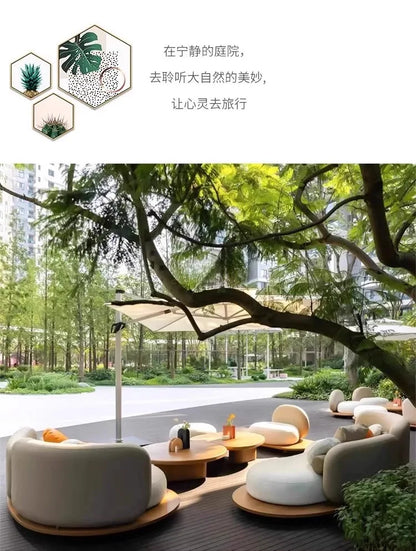 Sofa courtyard leisure, rattan furniture villa garden, creative sofa combination
