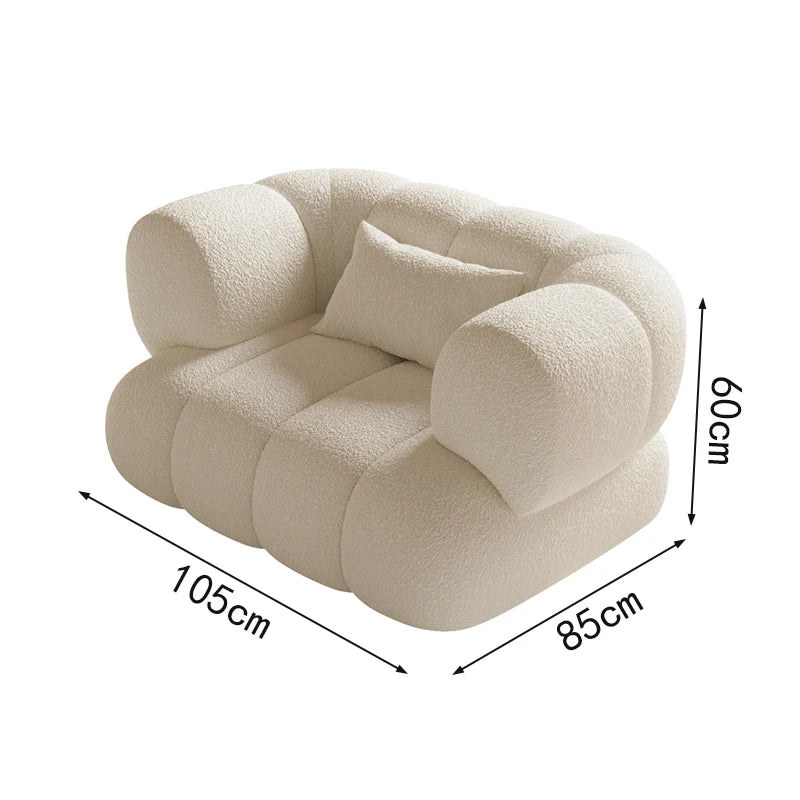 Plush Luxury Living Room Sofa Europe Family Minimalist Relaxing Sofa Lounger Filler Muebles Para El Hogar Furniture Decoration