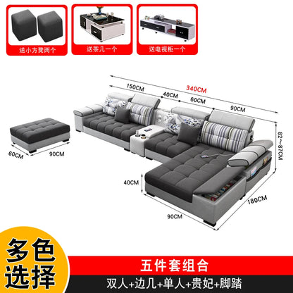 Classic Storage Sofa Adults Comfortable Corner Modern Sofa Living Room Designer Floor Muebles Para Habitacion Home Accessories