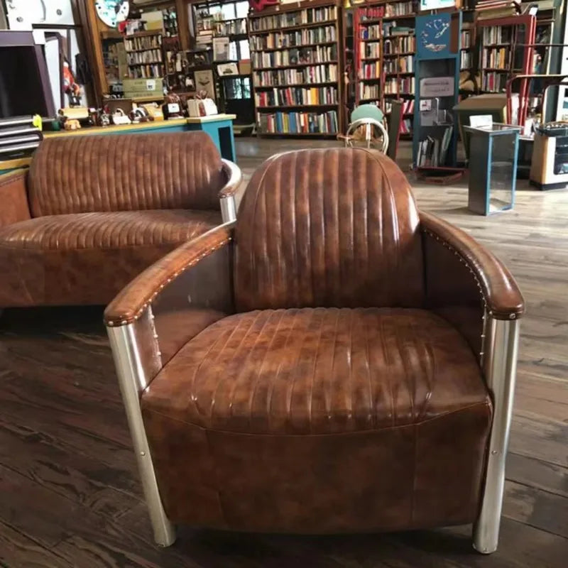 Pilot Retro Industrial Chair Bedroom and Dining Room Loft Style Living Room Sofa Household Furniture Pilot Chair