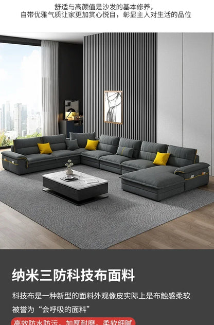 Storage Relax Puff Sofa Sectional Simple Double Nordic Daybed Puffs Sofa Set Lazzy Cushion Salon Meuble Home Furniture