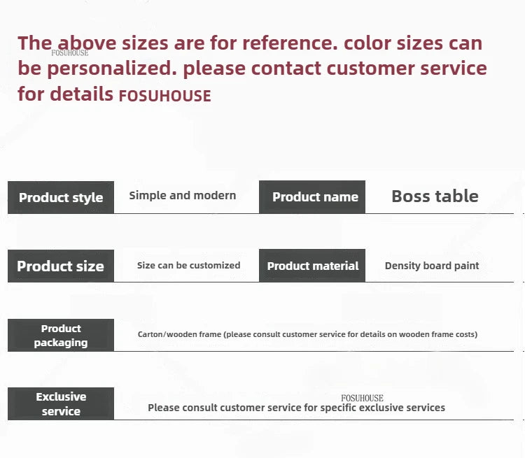 Minimalist Luxury Boss Office Desks Work Desk Corner Executive Table Home Study Desktop Computer Table for Office Furniture