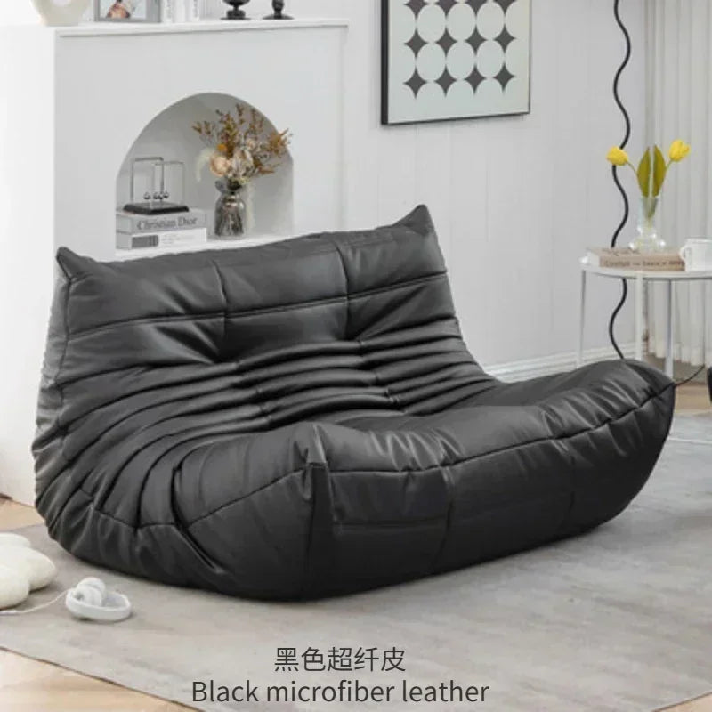 Caterpillar Lazy Sofa Velvet Small House Living Room Bedroom Store Balcony Sponge Sofa Lounge Chair Sofas for Living Room