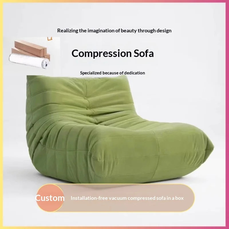 Lazy Sofa Reclining Sleeping Bedroom Small Sofa Bedside Tatami Leisure Chair Living Room Sofa