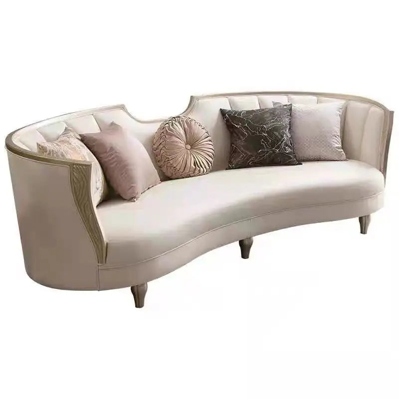 Comfortable Living Room Sofas Lazy Minimalist Leisure Lounge Sofas Italian Synthetic Leather Furniture El Sofá MHSF