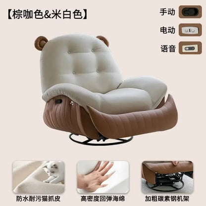 Electric single sofa, home living room leisure recliner
