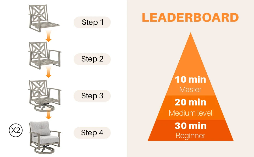 Patio Furniture Outdoor Set Table and Chair Garden Furniture Sets Sofas Balcony Furnitures Garden Seating Area Lounge Living