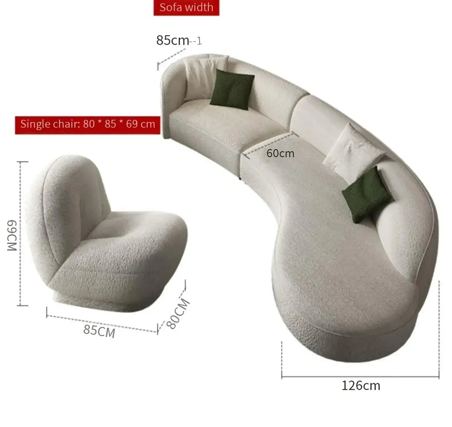 Ergonomic Sectional Living Room Sofas Nordic Luxury Apartment Sofas Relaxing Modern Relaxing Throne Divano Unique Furniture