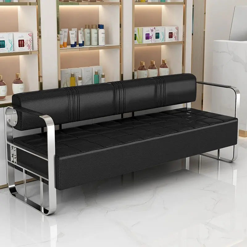Cullinan Series Office Lobby Reception SofaHigh Resilience SpongeMetal FrameModern Ergonomic Design Multiple Colors