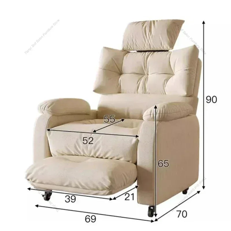Luxurious Living Room Office Chairs Gaming Armchair Swivel Ergonomic Office Chair Relaxing Recliner Office Furniture Sillas LLOC