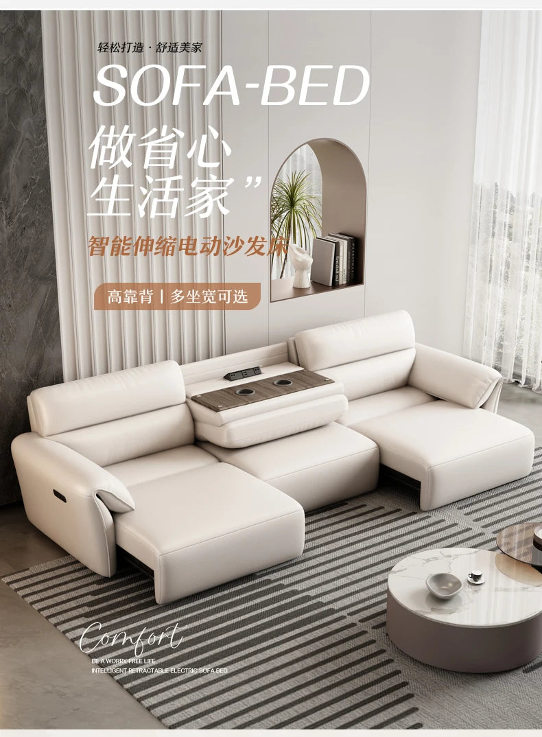 Minimalist Modern Sofa Electric Adults Cushion Comfortable Double Sofa Floor Apartment Divani Da Soggiorno Home Accessories
