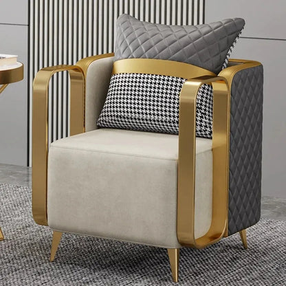 Living Room Single Sofa Dining Chair Victoria Relax Armchair Voven Upholstered Replacement Chairs Booster Nordic Floor Furniture