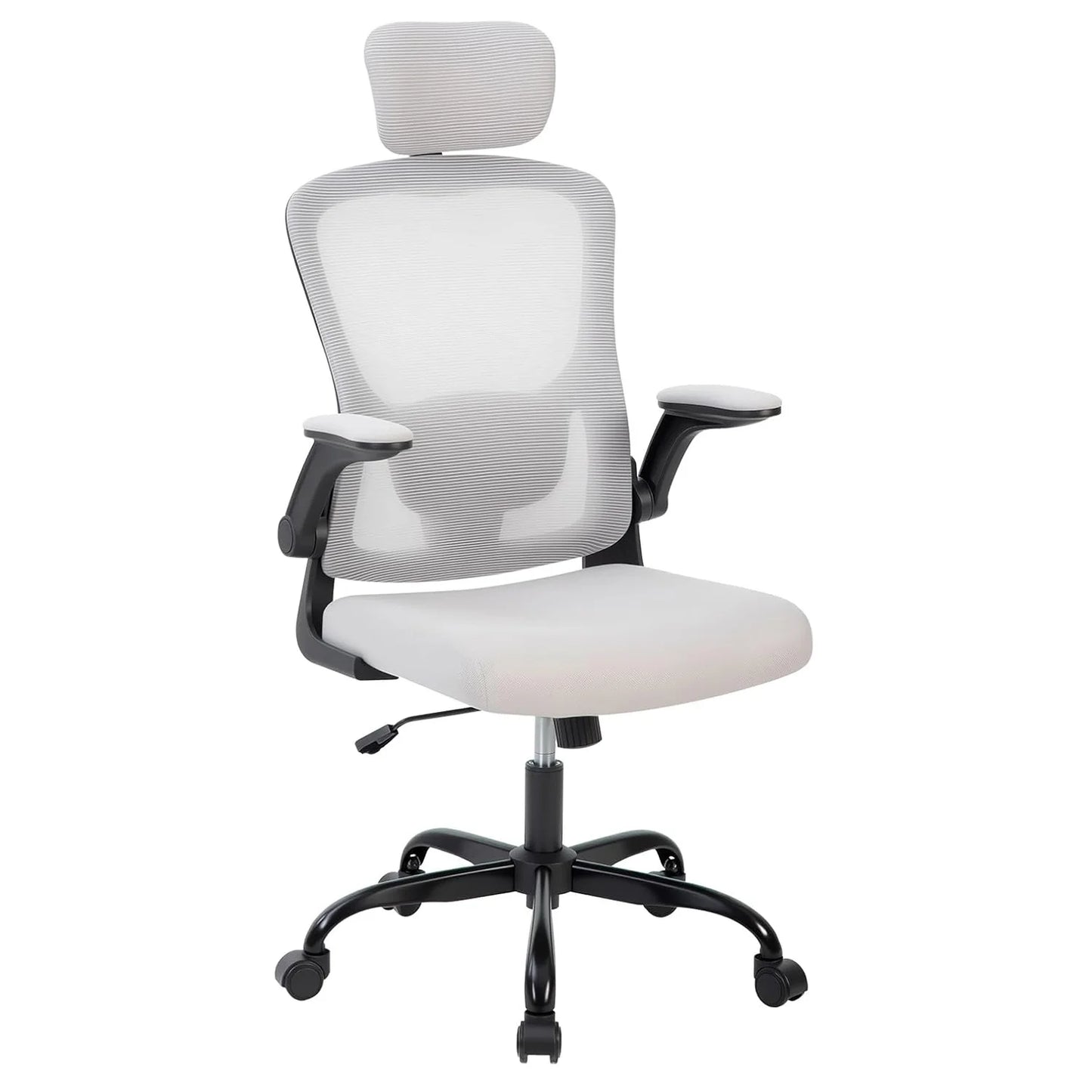 Office Computer Desk Chair Ergonomic Office Chair High-Back Mesh Home Office Chair With Adjustable Headrest And Lumbar Support