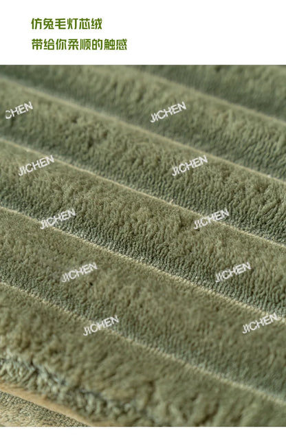 XJQC Living Room Compression Sofa Corduroy Combination Module Modular L-shaped Multifunctional Boneless Compression Sofa Chair